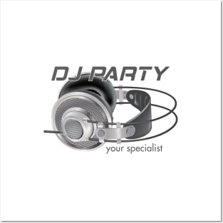 DJ Headphones, Party Specialist, Music Posters and Art